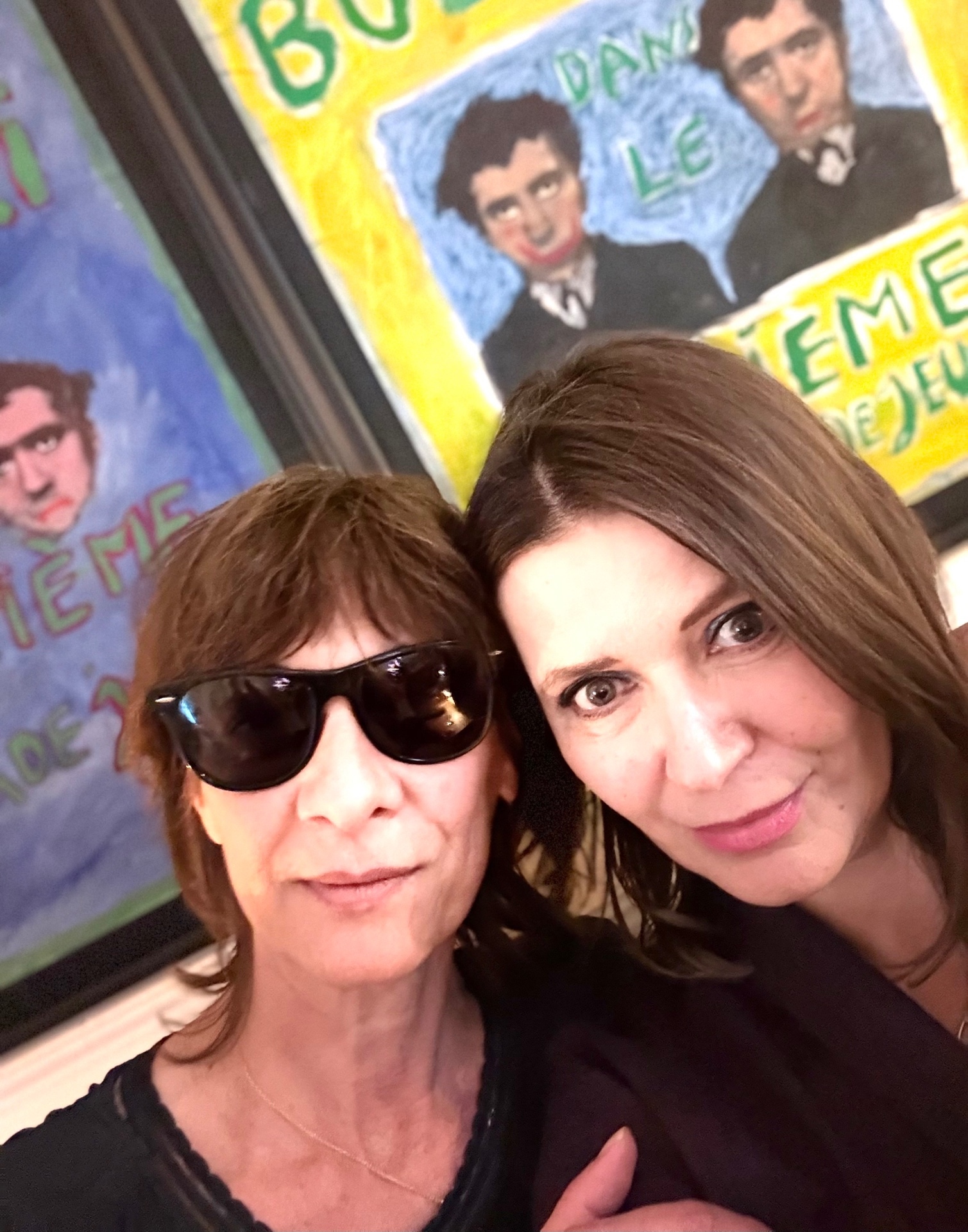 Samantha Barroero, curator, and Angelika Markul