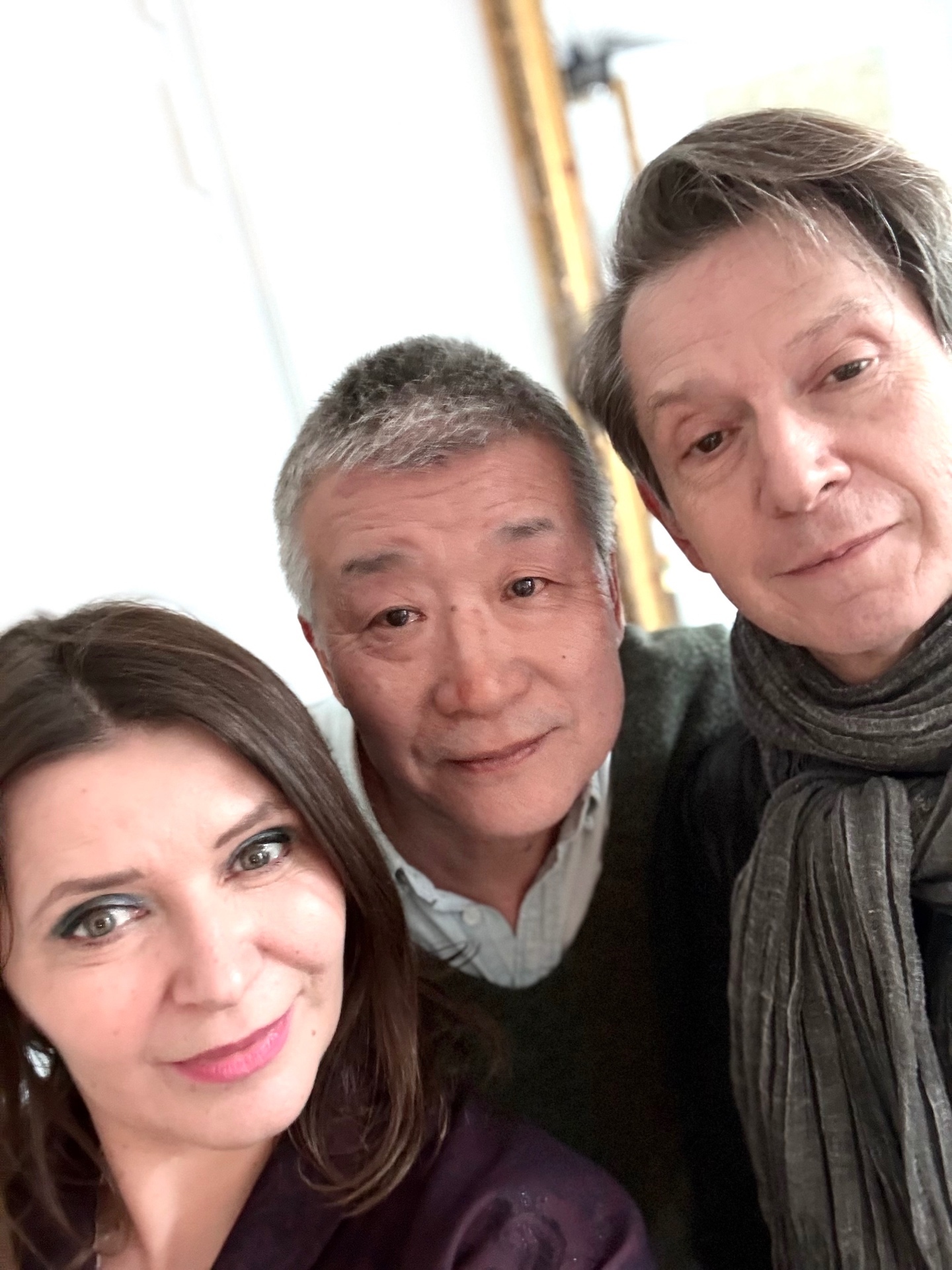 Xiao Fan Ru, artist, and Angelika Markul